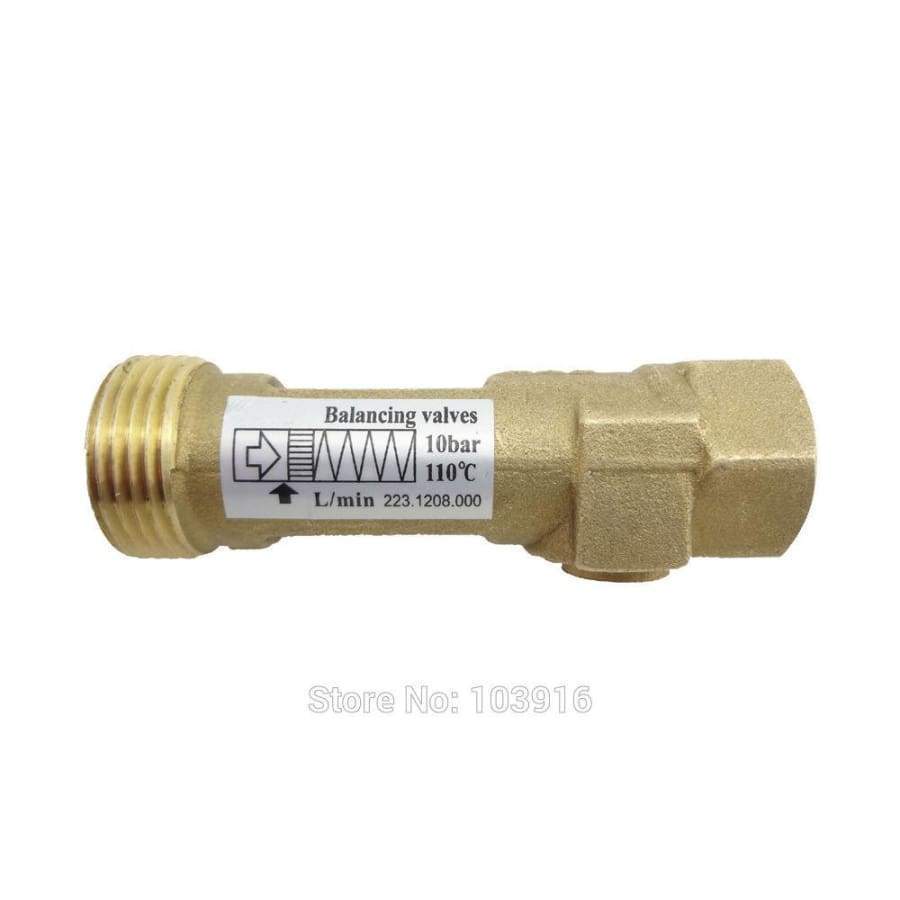 Brass Flow Meter Balancing Valve Flow Sensor