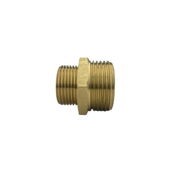 3/4" x 1/2" BSPT Male Threaded Brass Nipple