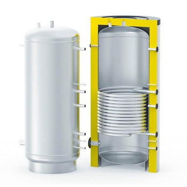 All in One Buffer Tank and Indirect Water Heater 100 L - Standard Diameter Lower Coil Only