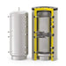 All in One Buffer Tank and Indirect Water Heater 200 L - Standard Diameter Lower & Upper Coil 