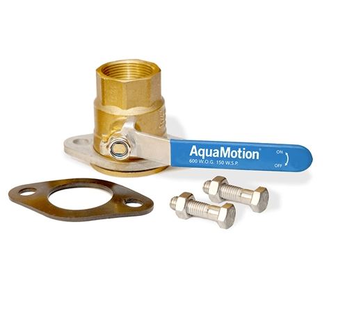 AQUAMOTION Pump Isolating Flange with Ball Valve - NPT Female Thread