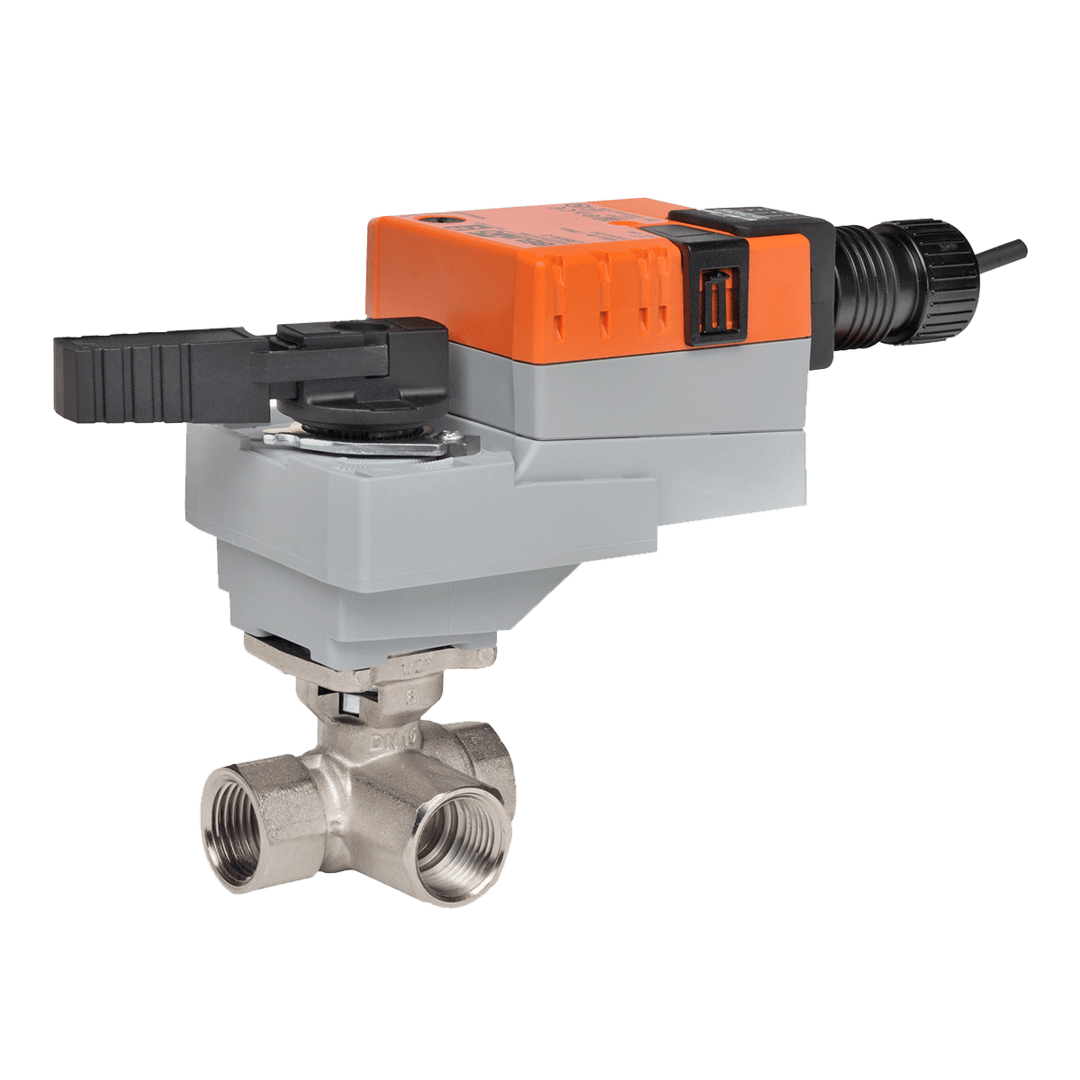 BELIMO 3 Way Characterized Control Valve 24 V, 2...10 V