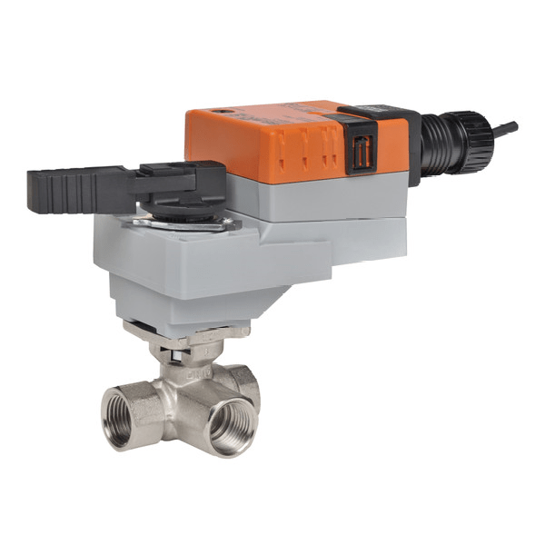 BELIMO Motorized 1'' NPT 3 Way Valve - FLOATING TYPE 100...240V
