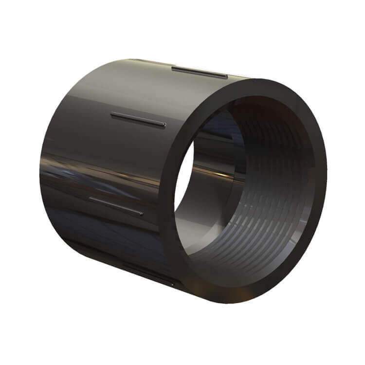 Black PVC Female Adapter - 1.5 Slip to NPT Schedule 40