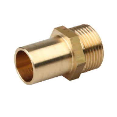 Male Adapter for Solar Collector Connection, 22mm x 1/2 or 3/4 or 1''
