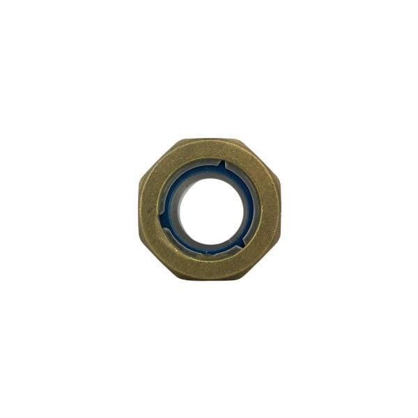 Male NPT to Male BSPT Connector with Brass nut, HT washer, SS Cir-clip
