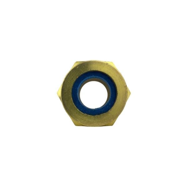 Male NPT to Male BSPT Connector with Brass nut, HT washer, SS Cir-clip