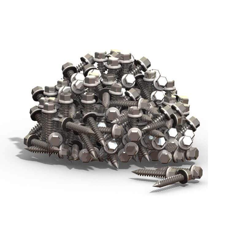 Plated Hex Head Lag Bolts