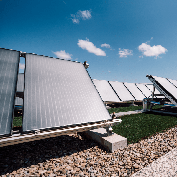 Flat Roof Photo - PVT Panels