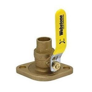 Webstone 51405W Isolator ball valve pump flanged connection