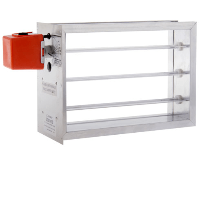 ZDS – Side Mount Rectangular Spring Return Zone Damper - 24VAC-2 Wires