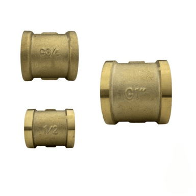 Ifanplus High Pressure 1/2' 3/4' Brass Coupling Brass Round Socket for  Water - China Brass Copper Fitting, Brass Fitting