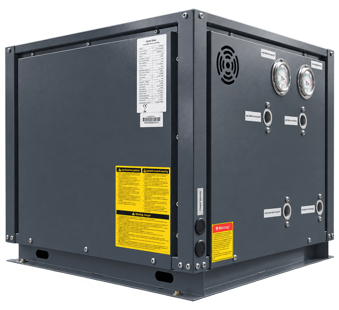 Liquid to Water DC Inverter Heat Pump GEO060V1LM - 60 MBH, 131°F Hot Water