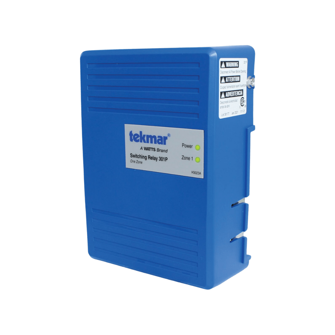 Tekmar 301P Single Zone Switching Relay with Heat Source Dry Contact