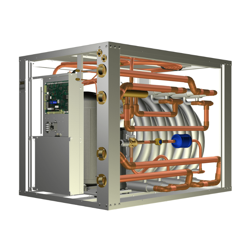 Water to Water Geothermal Heat pump - W Series Commercial - W100HACP*S - Reversing