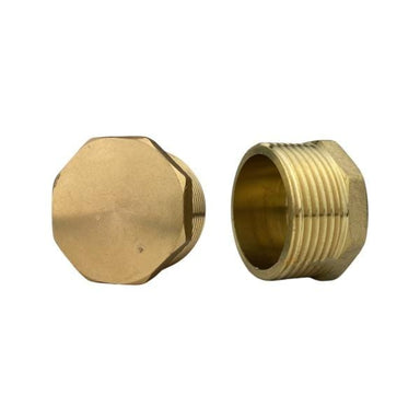 1 1/4" BSPT Brass Male End Cad