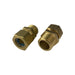 1/2" M x 1/2" M Male NPT to Male BSPT Connector with Brass nut, HT washer, SS Cir-clip
