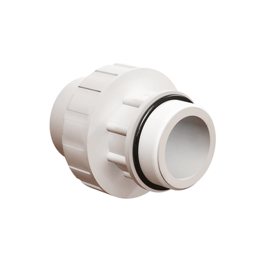 Schedule 40 PVC Male Adapter with Union - Slip to MNPT