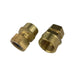 3/4" F x 3/4" M Female NPT to Male BSPT Connector with Brass nut, HT washer,SS Cir-clip