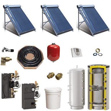Closed Loop Solar Water heater Kit