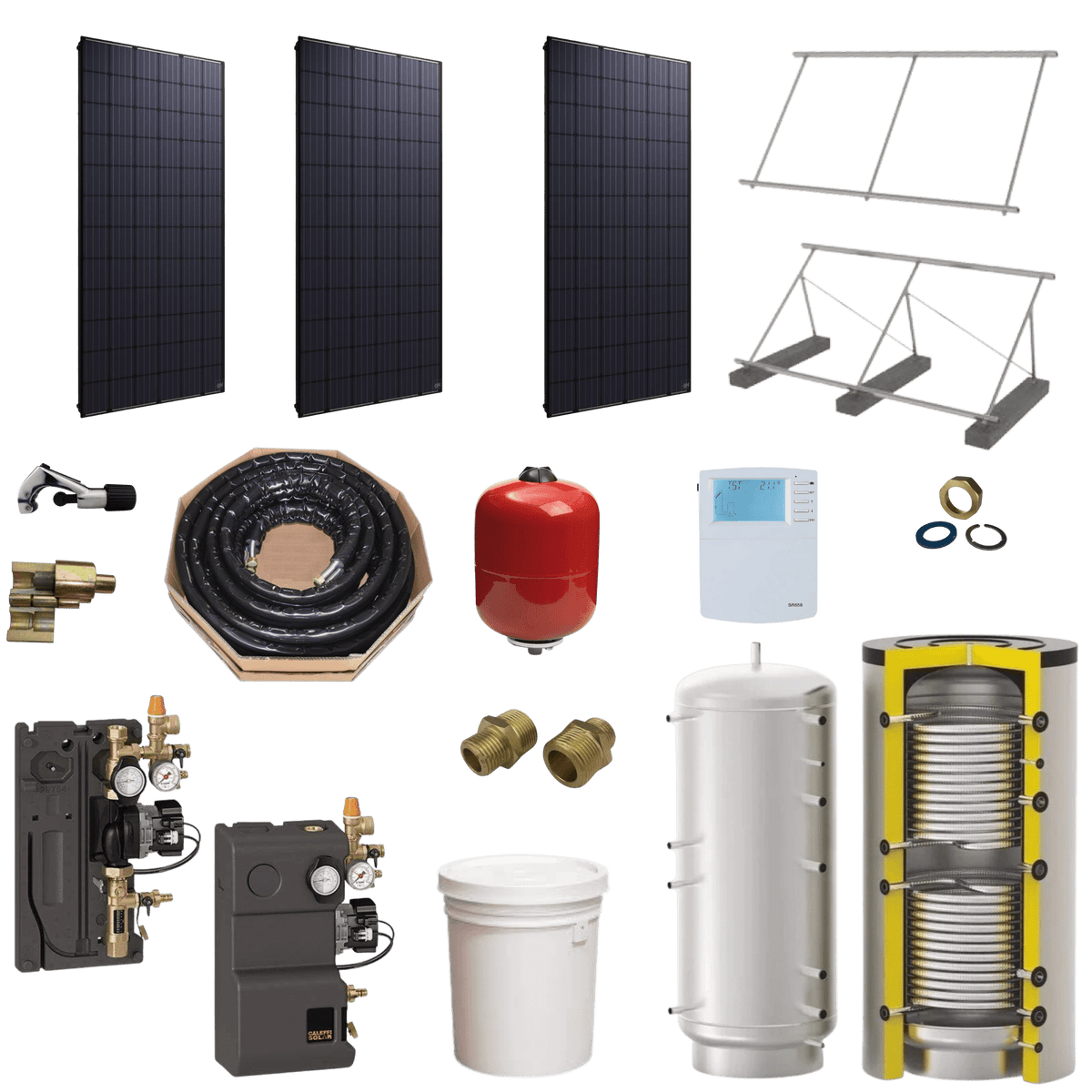 3PVT-200L Hybrid Solar Water Heater Kit Fluids - Main Image