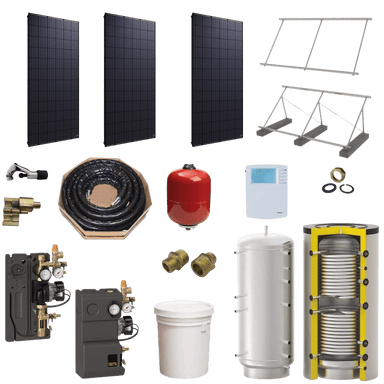 Hybrid Photovoltaic and Thermal Solar Water Heater Kit