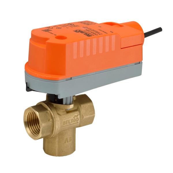 BELIMO 3 Way Valve - 1/2" - 100...240V, ON/OFF, Normally Closed