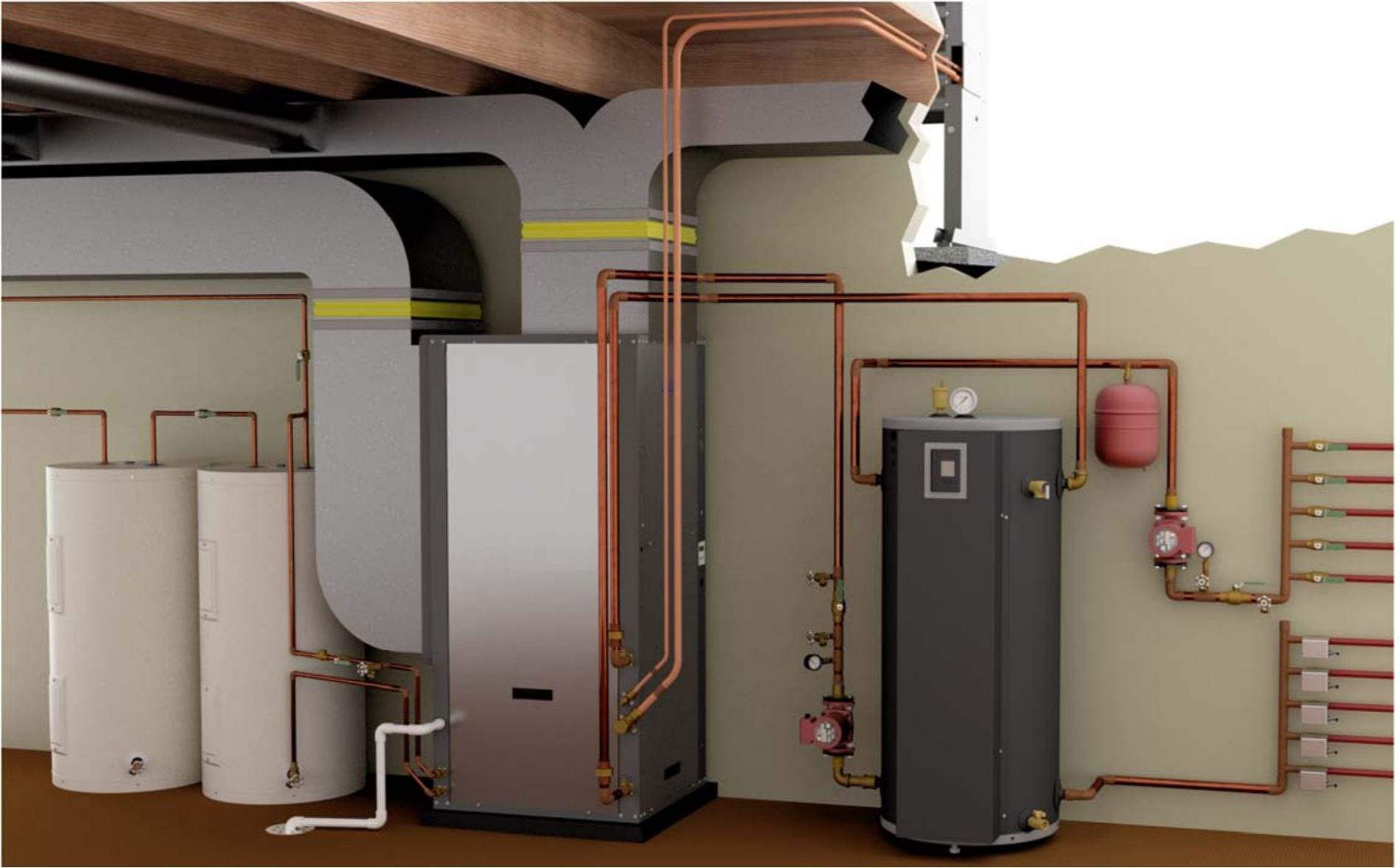 Replace Oil Boiler With Heat Pump Dual Fluid Air To Air And Water