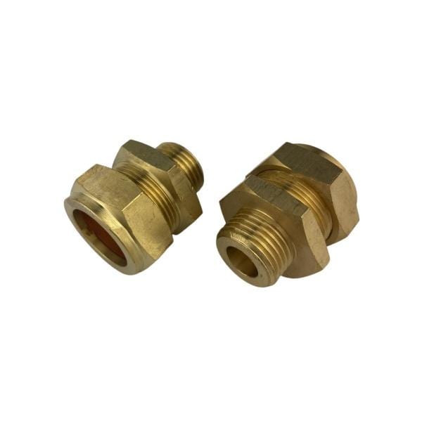 Female Adapter 22mm x 1/2 or 3/4 or 1'' BSPT Male Thread - Join Solar Collector to Flexible SS Pipes