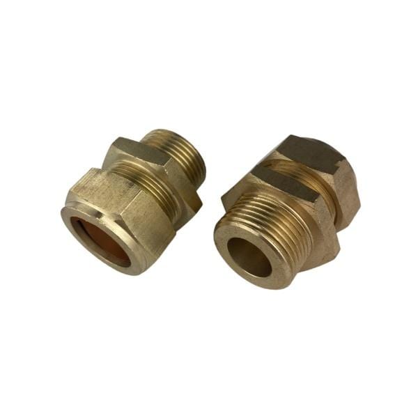 Female Adapter 22mm x 1/2 or 3/4 or 1'' BSPT Male Thread - Join Solar Collector to Flexible SS Pipes