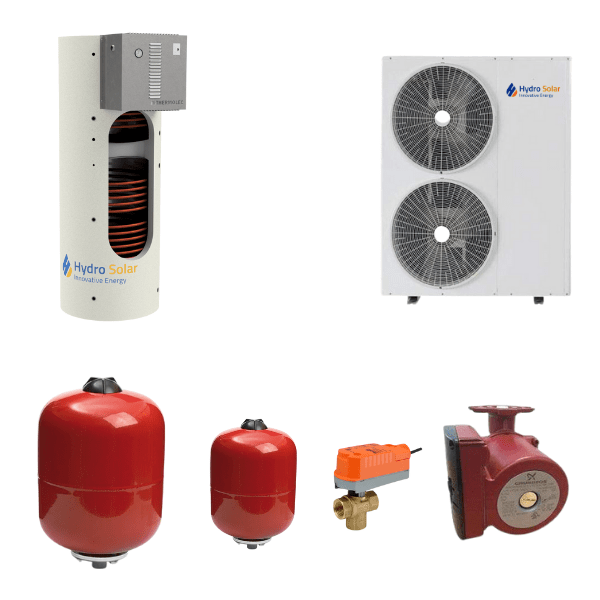 Monoblock Air to Water Heat Pump Kit HPATWMSCT10101 — Hydro Solar Innovative Energy