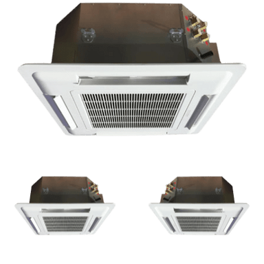 Hydronic Chilled/Hot Water Cassette Fan Coil, 4 Pipe System 208/230V-1Ph-50/60Hz, Capacity 1 Ton